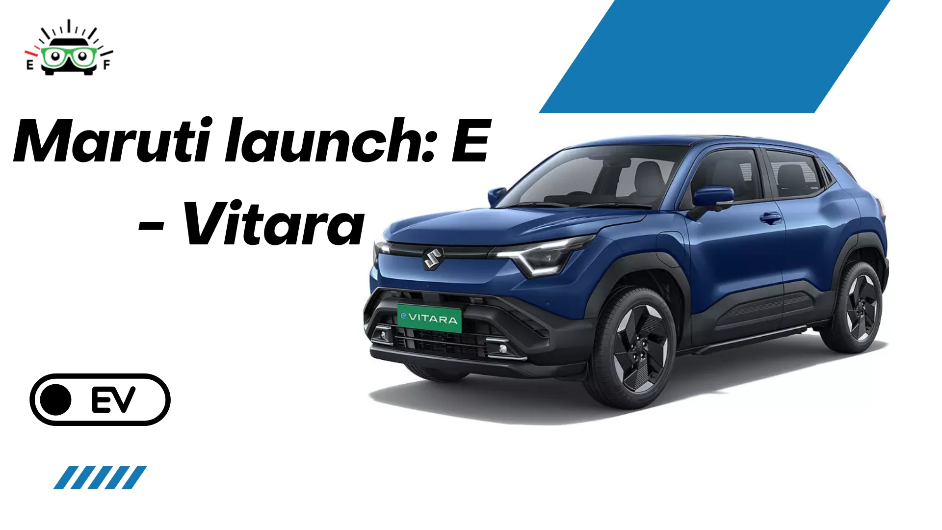Maruti e Vitara Electric SUV 2025 Model Front Look