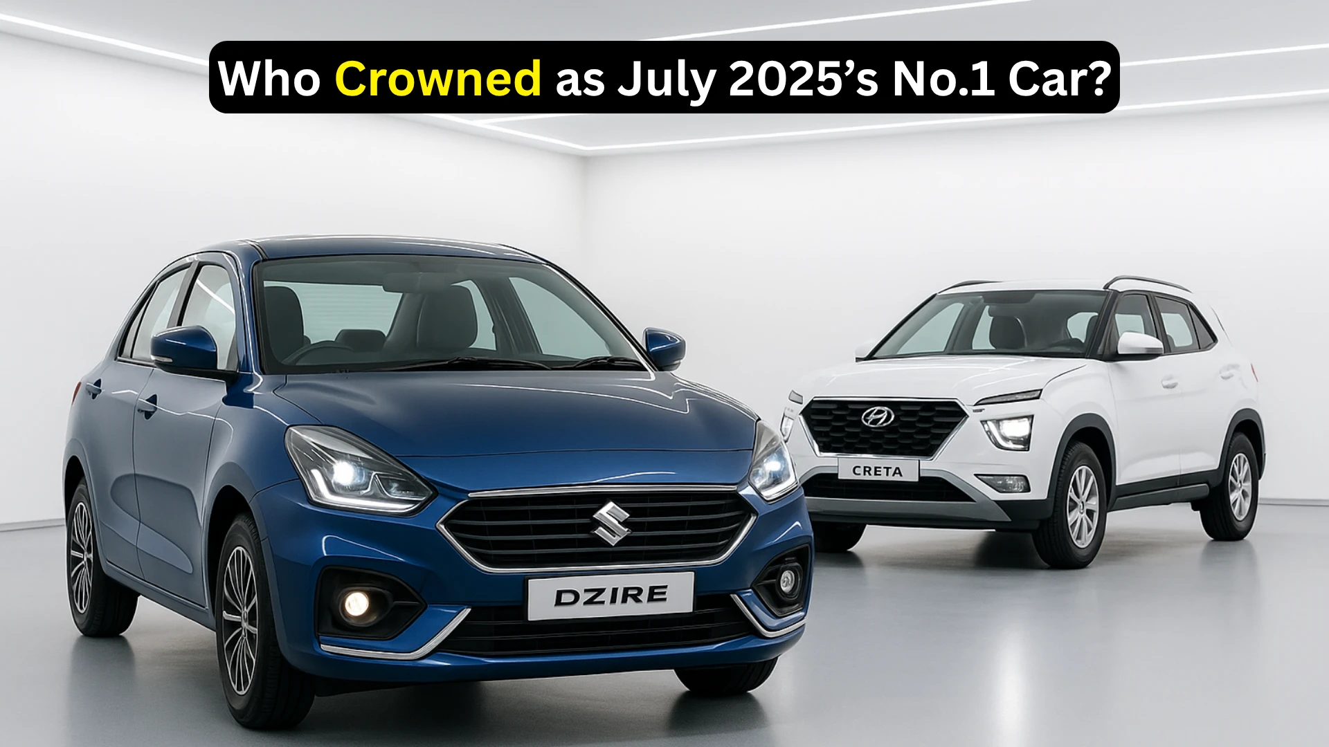 Maruti Suzuki Dzire overtakes Hyundai Creta in July 2025